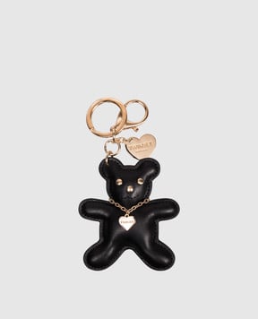 Twinset Черный брелок в форме медведя с эмблемой 252TL8054