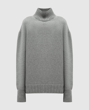 Loro Piana Серый свитер из кашемира FAN3481