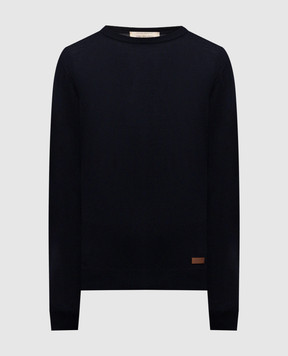 Trussardi Синий джемпер из шерсти M0058000007NMK605K02