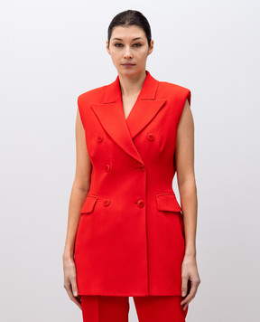 Ermanno Scervino Червоний двобортний жилет D466N322ILM