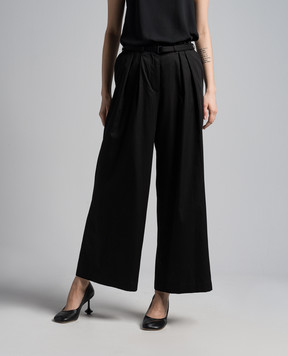 JOSEPH Чорні штани Sateen Tunis JP001605