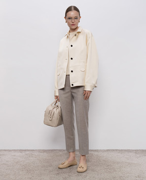 Loro Piana Бежевый джемпер Ice wish FAO9877