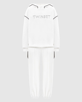 Twinset Білий спортивний костюм з логотипом 252LI2JAA