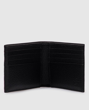 Valentino Чорне шкіряне портмоне ROCKSTUD 7Y2P0AQ3PDX
