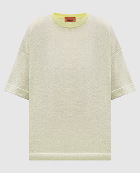 Missoni Зелена футболка з люрексом DS25SN0HBK045A