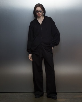 WARDROBE.NYC Чорна спортивна кофта з капюшоном W1072R15