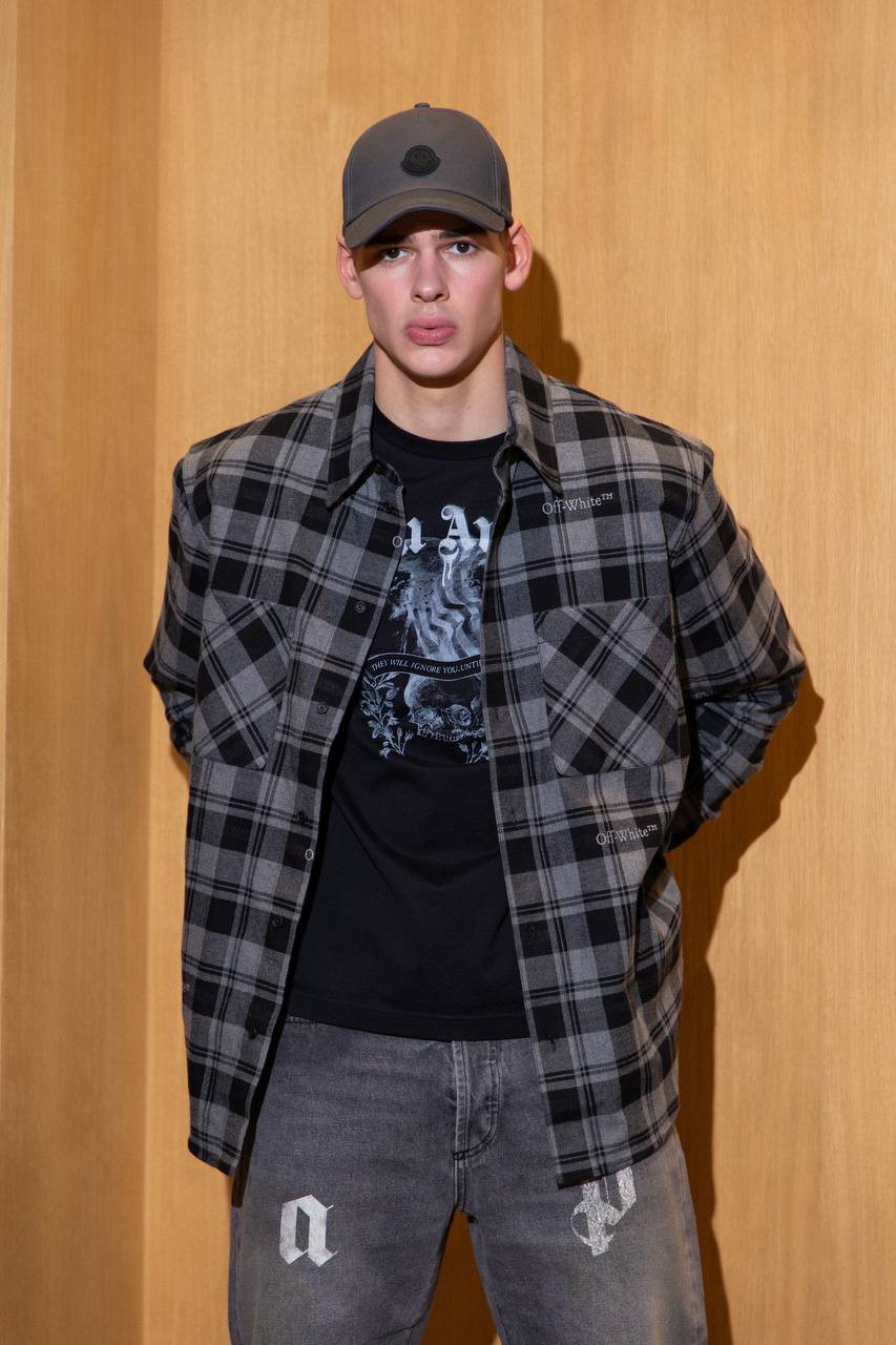 Palm Angels Черная футболка STATEMENT PENCIL с принтом PMAA089F24JER007 изображение 6