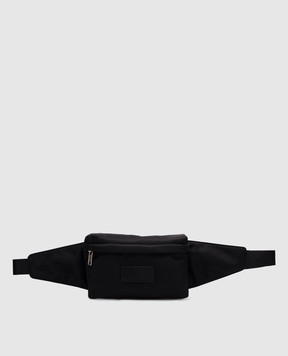Maison Margiela MM6 Черная поясная сумка с патчем логотипа SB5WB0001P6416