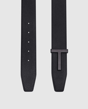 Tom Ford Чорний шкіряний ремінь T ICON TB178LCL236L