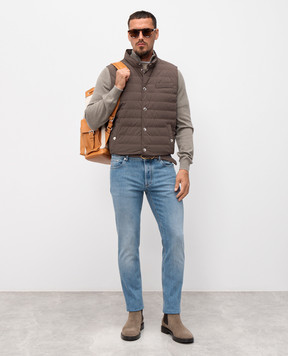 Brunello Cucinelli Бежевая футболка M0B137427