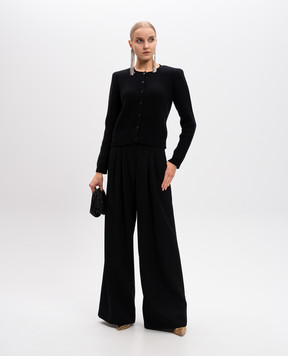 Magda Butrym Чорні штани з вовни PANTS01135924