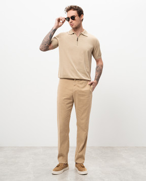 Canali Бежеве поло MK02261C1052