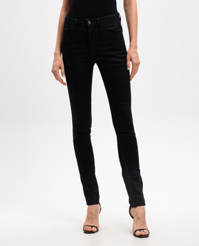 Saint Laurent Черные джинсы скини 527379