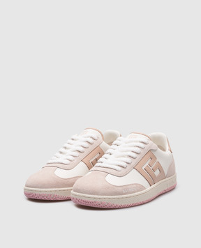 Balmain Білі шкіряні кросівки Swan EN1VI735LCJN