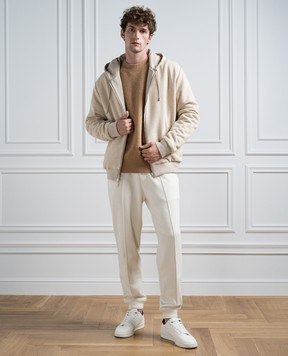 Cashmere&Whiskey Бежева двостороння куртка GM00313404376264