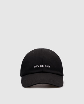 Givenchy Черная кепка с вышивкой логотипа BPZ022P0C4
