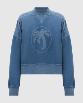 Palm Angels Синий свитшот PWBA053S25FAB001