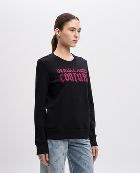 Versace Jeans Couture Черный свитшот с логотипом 77HAIL04CF00L