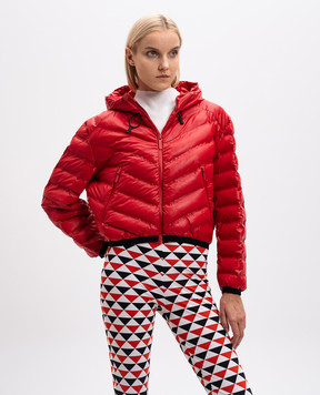 Prada Червона стьобана куртка Re-Nylon 291699K1T2Y