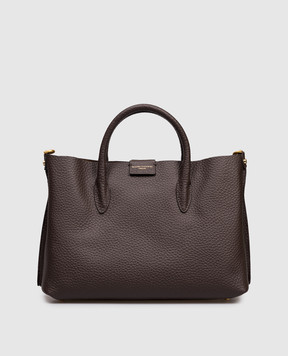 Gianni Chiarini Коричневая кожаная сумка-тоут Aretha BS11832RNGDBL