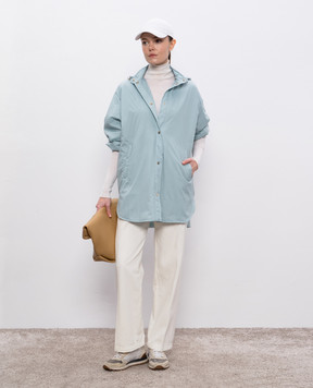 Herno Блакитна куртка з логотипом GI000277D12456Z