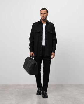 Kiton Черные брюки из шерсти UPN01K0123E