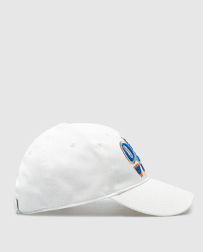 Off-White Біла кепка з логотипом OWLB044S24FAB011