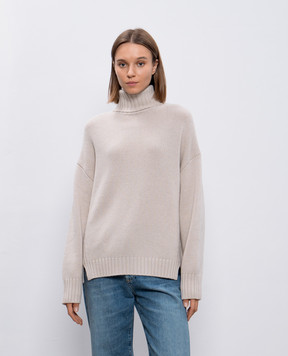 Allude Бежевий светр з вовни та кашеміру 24517642