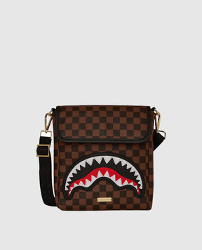 Sprayground Дитяча коричнева сумка SAWTOOTH SHARKS IN PARIS 910B7839NSZ