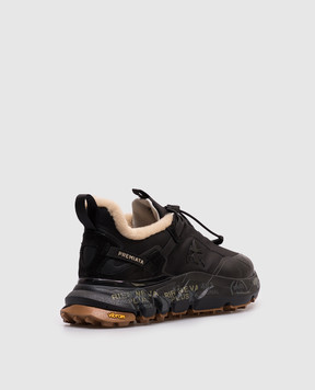 Premiata Черные кроссовки CROSSD на меху CROSSD