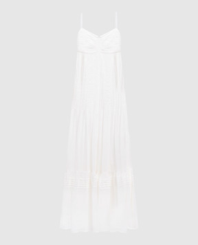 Twinset Біла сукня максі з логотипом 251LM2WDD