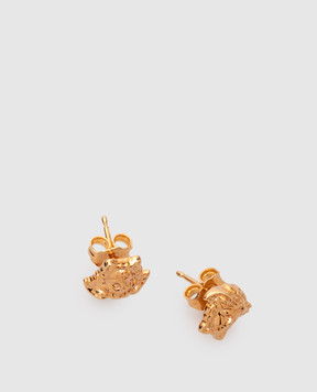 Versace Золотисті сережки з емблемою Medusa DG25591DMT1