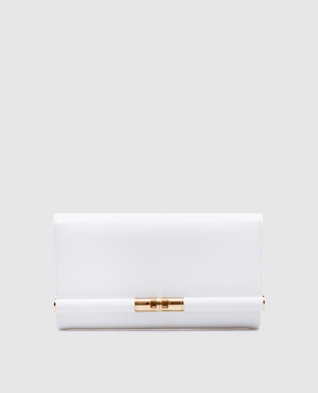 Dolce&Gabbana Білий шкіряний клатч Marlene BB7756A3G19