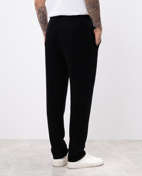 Cashmere&Whiskey Черные спортивные штаны из кашемира MU864F1307341PF