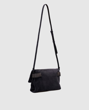 Brunello Cucinelli Синя замшева сумка Essence MBDLD2747P