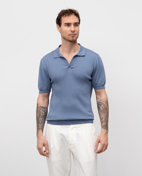 Cashmere&Whiskey Голубое поло 18364Z