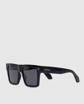 Off-White Чорні сонцезахисні окуляри Lawton OERI109C99PLA001