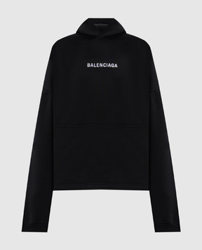 Balenciaga Черные худи с вышивкой логотипа 818433TRVJ3