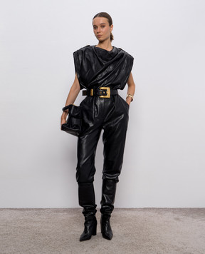 Balmain Чорні штани FF1PN190XH81