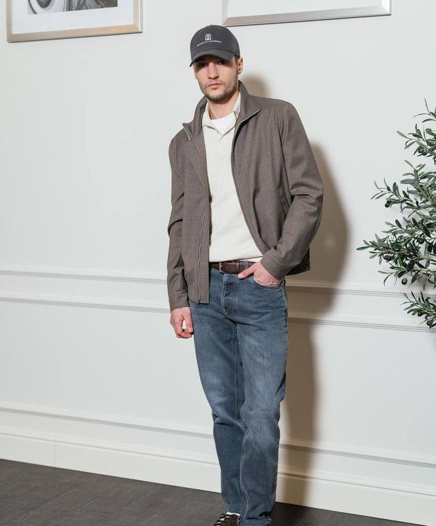 Brunello Cucinelli Коричневая куртка из шерсти MM4506424 изображение 7