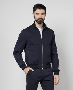 Canali Синяя спортивная куртка SG02940O40892