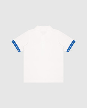 Moncler ENFANT Детское белое поло с логотипом K19548A0001089ALK46