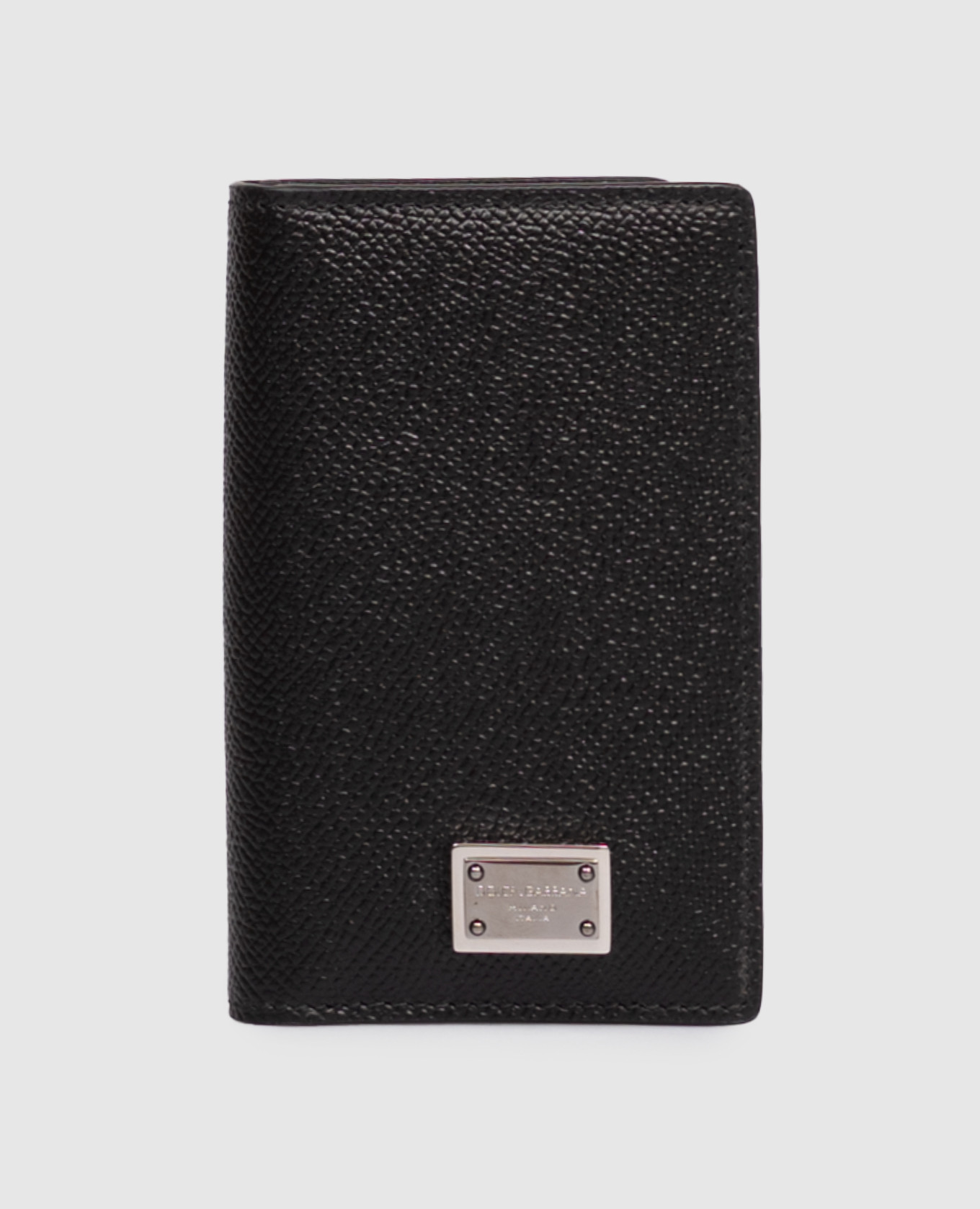 

Черный кожаный картхолдер с логотипом, Портмоне