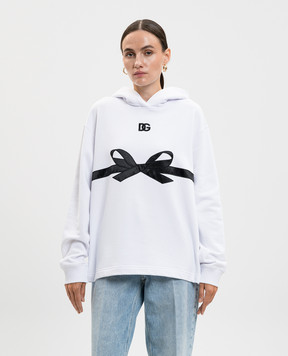 Dolce&Gabbana Белый худи с логотип логотип логотип логотип F9S94ZGDC6D