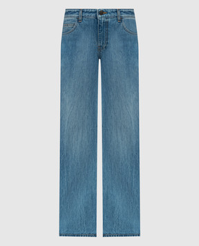 The Row Голубые джинсы Eglitta с эффектом потертости 6525W1984