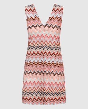 Missoni Рожева сукня міні у візерунок DS25SG1ABR00ZU
