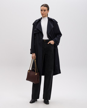 Bottega Veneta Синий тренч из шерсти 812009V4
XP0