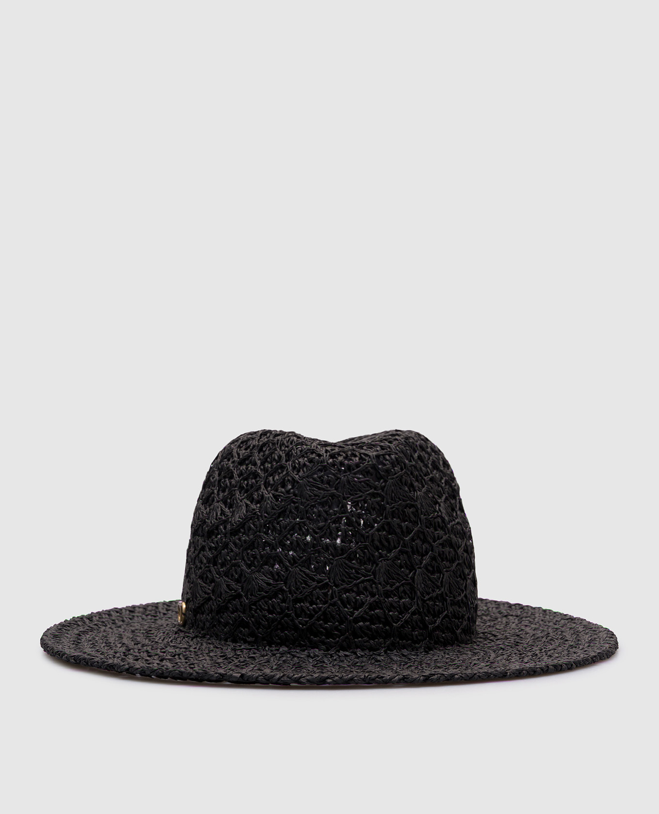 

Черная шляпа с логотипом, Черный, Шляпы