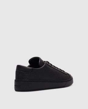 Bally Чорні шкіряні кеди з логотипом MSK0C5VT740