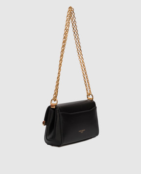 Dolce&Gabbana Чорна шкіряна сумка крос-боді Marlene BB7766A3G19